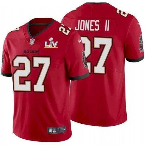 Men Tampa Bay Buccaneers #27 Ronald Jones II Nike Red Super Bowl LV Limited NFL Jersey